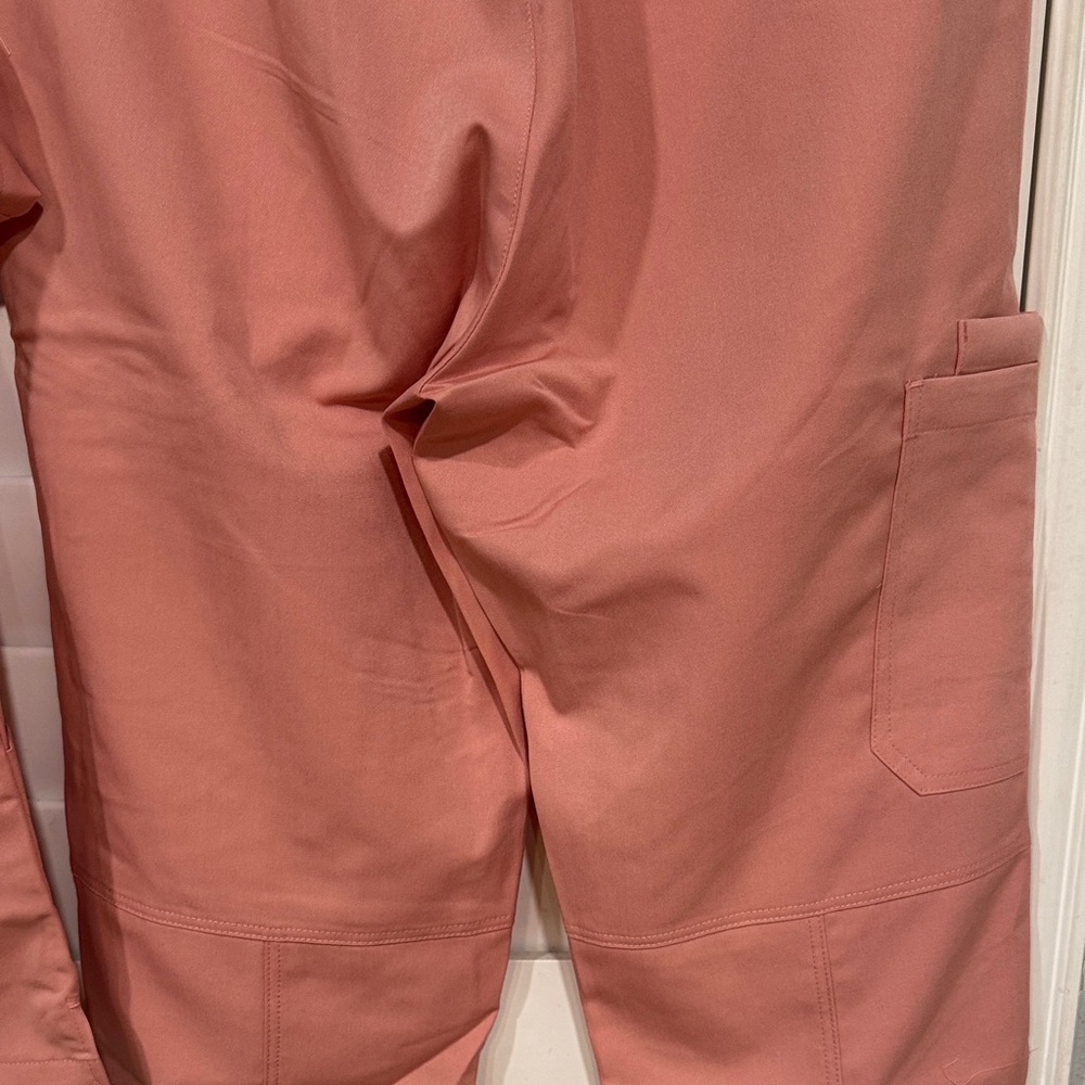 Figs Women's Top in Coral - Picture 9 of 12